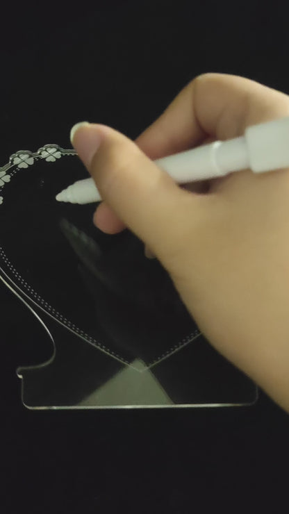 SILQ Creatieve LED notitiebord